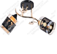 AU1701/2 BK+FGD Люстра, черный+французское золото, Е27 2х60W