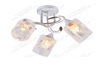 AU1609/3 WH+GD Светильник потолочный E27 3*60W Матовый белый+Золото