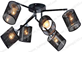 AU1729/6 BK+CR Люстра, черный , Е27 6х60W