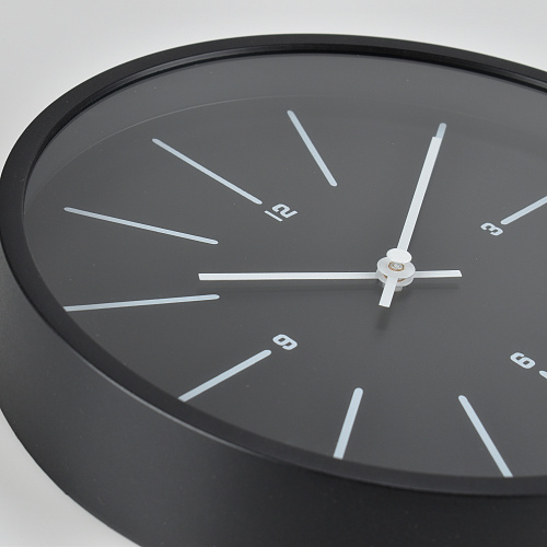 Часы Clock WillyBlack 22,5x22,5, Арт. 79865