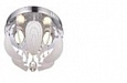 Люстра потолочная MALVINA 1114/3C LED+E14*3*60W хром/белый