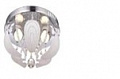 Люстра потолочная MALVINA 1114/3C LED+E14*3*60W хром/белый