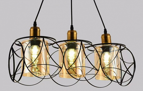 AU81510/3 BK Подвес, 3*E27*60W, Черный
