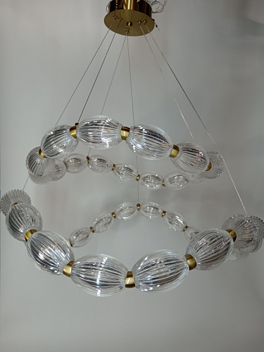 AU82302 BR Подвес LED 48W 3000K, 710*560+1500 бронза