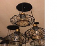 AU4508/3 BK+Glass Подвес E27*3*60W