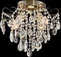 AU32010/4-400 AB+LED Люстра Хрусталь, E14*40*4+LED*4*2W бронза