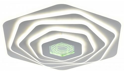 AU61053/500 RGB WH Люстра LED 168W+4W/3000-6000K DIMMER ПДУ Ø500