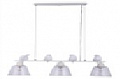 Подвес SELINA 1188/3P E27*3*40W белый/серебро/прозрачный