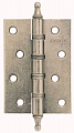 Петля дверная с четырьмя подшипниками ADDEN BAU. 100X70X2.5 4W AGED SILVER (цвет СОСТАРЕННОЕ СЕРЕБР)