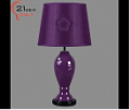 2375/1PURPLE  (24)(1) Светильник настольный (220V 40W E14)