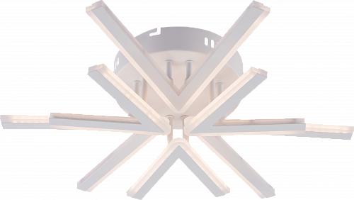 MP61858/3+3 WH Светильник LED Белый 78W 3000-6000K DIMMER ПДУ Ø530*120