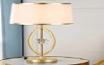 AU51534 GD+WH Лампа настольная, золото, Е27*1*40W