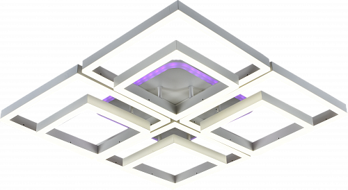 AU61493/8 WH (RGB) Cветильник LED 320W+10W 3000-6000K DIMMER ПДУ 600x600x140