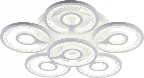 AU61619/5+1 WH Светильник LED Белый 168W 3000-6000K DIMMER ПДУ Ø550*120