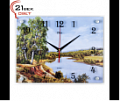 3040-436 (10) Часы настенные "Березки у воды" "21 Bek"