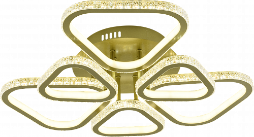 AU61017/3+3 MATT GOLD Люстра LED 264W 3000-6000K DIMMER ПДУ