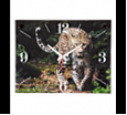 4056-008 (5) Часы настенные "Леопард"