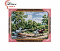 3040 ID012 (35х45) Картина в рамке "Гобелен"