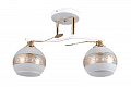AU31032/2 FGD+WH Светильник потолочный E27 2*60W Белый/Золото