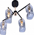 10367/4 MBK+GD Люстра E27*60W (6)