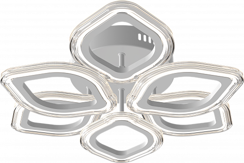 MP61859/3+3 CR Светильник LED Хром 72W 3000-6000K DIMMER ПДУ Ø455*120