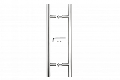 Дверная ручка-скоба PH-2200/32/825/1000/INOX/M8*140  