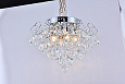 AU3902/6-500CR+LED Люстра Хрусталь, хром, Пульт ДУ, E27*6*60W+LED*6*2W