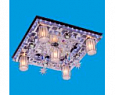 Круги 8265/5+4BK+CR RC WT LED