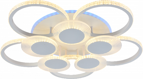 AU61104/5+5A WH(RGB) Светильник LED Белый 190W+11W 3000-6000K DIMMER ПДУ Ø720*120