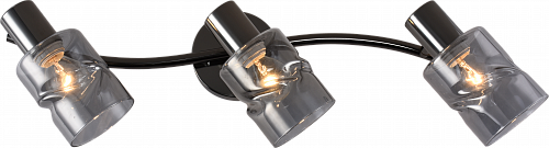 AU21103/3 DARK CHROME Спот Е14 3х11W Черный хром
