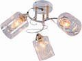 AU11047/3 WH+FGD Светильник потолочный E27 3*60W Матовый белый + Французское золото