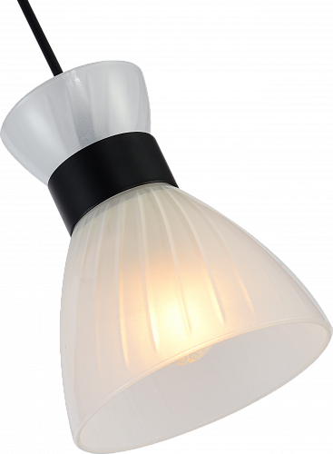 AU11103/1 BK+CR Подвес, черный + хром, Е27 1х60W