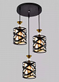 AU41849/3 BK Подвес, 3*E27*60W, Черный 45*17*25