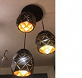 AU4556/3 BK  Подвес E27*3*60W 
