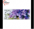 5020-120 (5) Часы настенные "Акварель. Фиолетовые цветочки" "21 Bek"