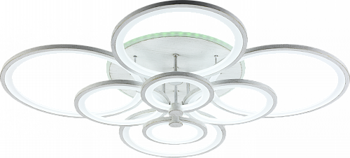 AU61119/8 WH+GOLD(RGB) Светильник LED Белый+золото 256W+11W 3000-6000K DIMMER ПДУ 960*830*195