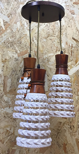 AU4592/3 WOOD Подвес E27*3*60W 