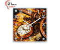 Часы настенные "21 Bek"  -  2525 R391  (25Х25) (5)							