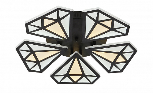 AU6381/5 BK Люстра Корпус Черный LED 5*28W/3000-6000K ПДУ