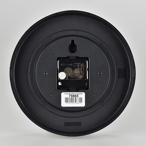 Часы Clock WillyBlack 22,5x22,5, Арт. 79865