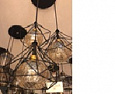 AU4503/3 BK+Glass Подвес  E27*3*60W