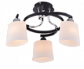 1033.102.03 Cветильник потолочный HOPE E14 3x60W 220V черный/хром