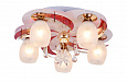 AU7104/5+1 WH+FGD Люстра Космос   E27*5*60W 