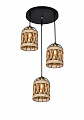 AU41831/3 BK Подвес, 3*E27*60W, Черный 50*19*26