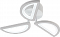 AU61807/3 WH Светильник LED Белый 48W 3000-6000K DIMMER ПДУ Ø375*85