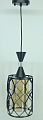 AU41905/1 BK, Подвес 1*E27*60W, Черный