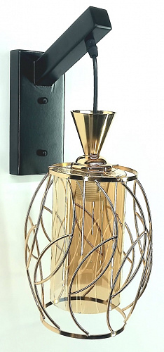 AU41908/1b GD БРА, 1*E27*60W, Золото 