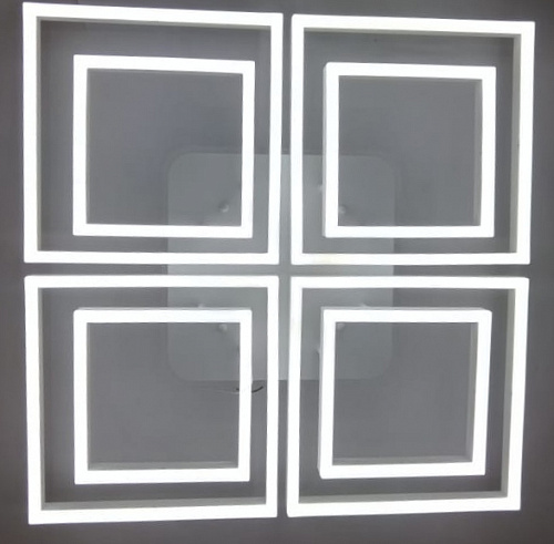 AU61491/8 WH (RGB) Cветильник LED 320W+10W 3000-6000K DIMMER ПДУ 61*61*13