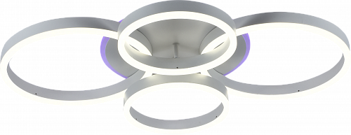 AU61480/4 WH (RGB)Cветильник LED 132W+8W 3000-6000K DIMMER ПДУ