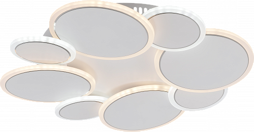 AU61815/500 WH+CR Светильник LED Белый + хром 112W 3000-6000K DIMMER ПДУ Ø530*70